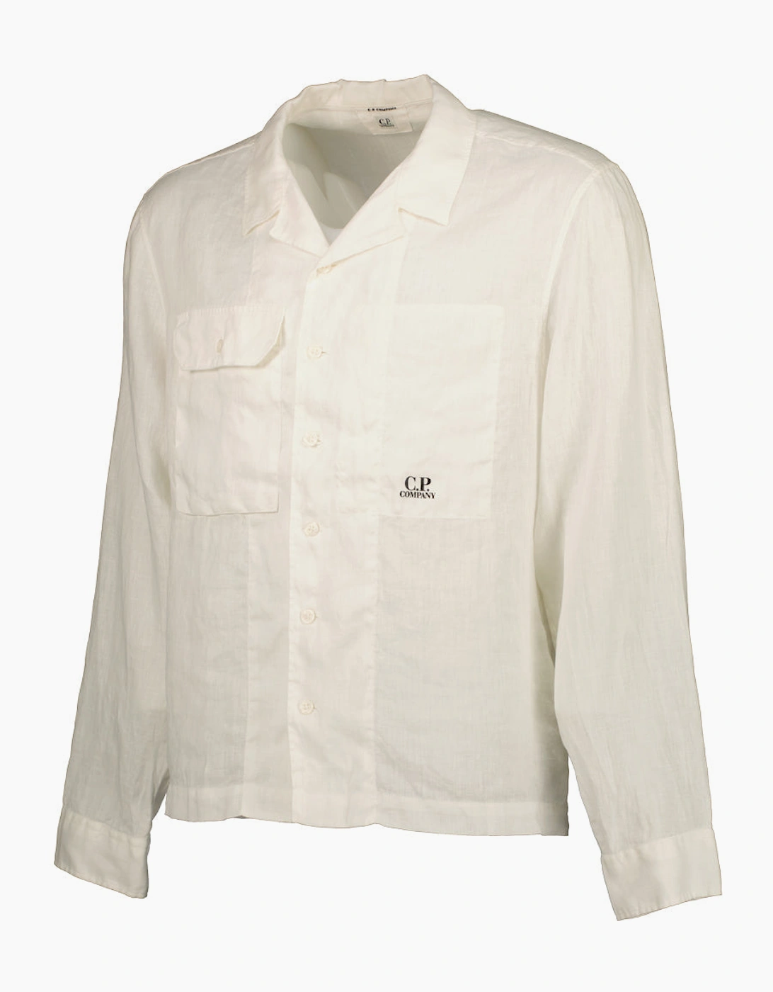 Long Sleeve Linen Overshirt