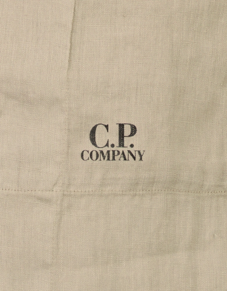Long Sleeve Linen Overshirt