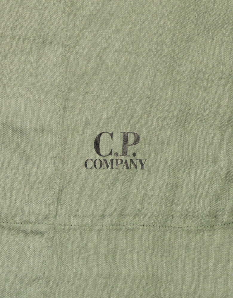 Long Sleeve Linen Overshirt