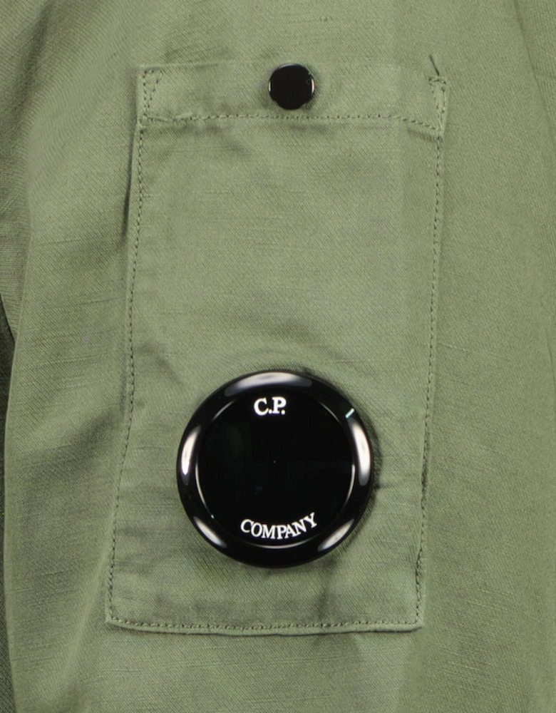 Cotton/Linen Lens Overshirt