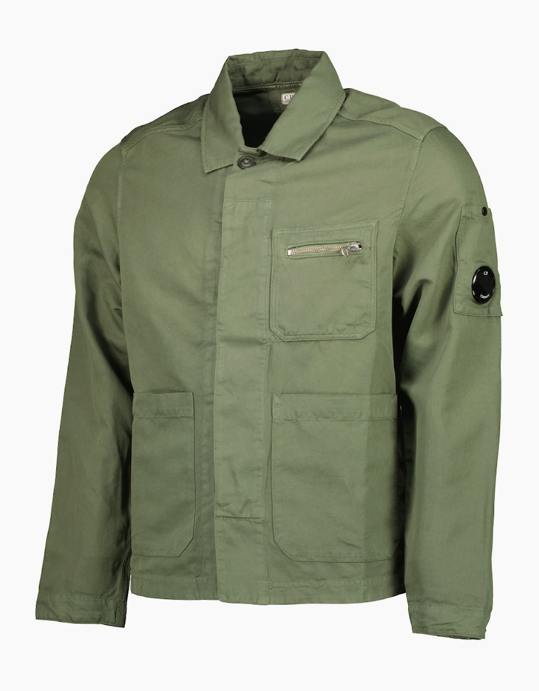 Cotton/Linen Lens Overshirt