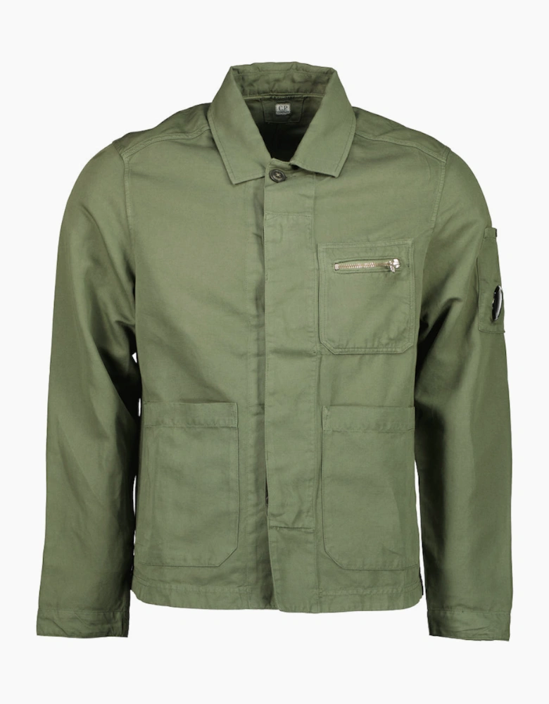 Cotton/Linen Lens Overshirt
