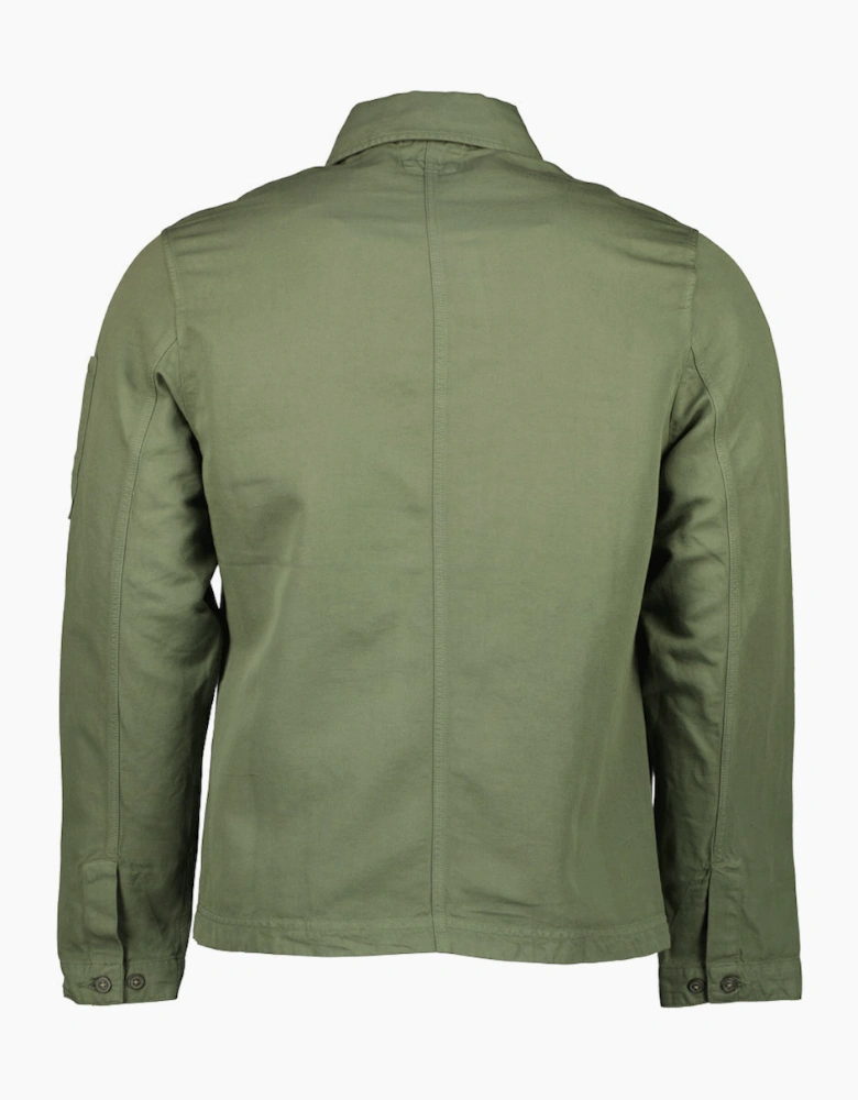 Cotton/Linen Lens Overshirt