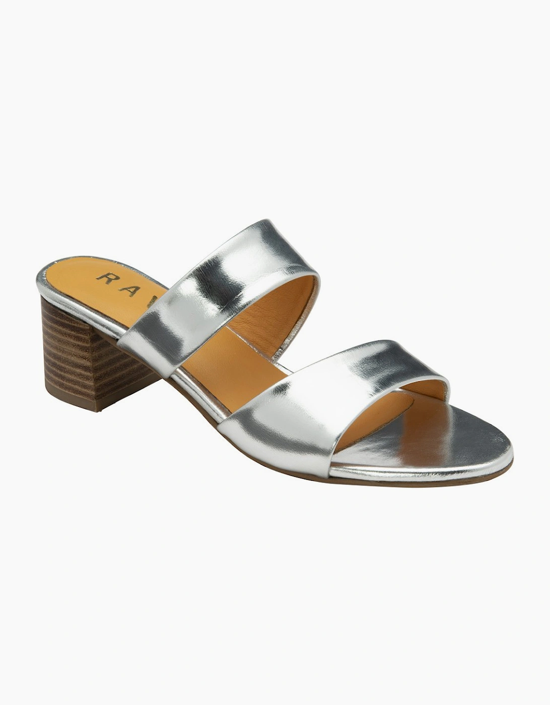 Ravel Women's Silver Lund Heeled Sandals - Size 3
