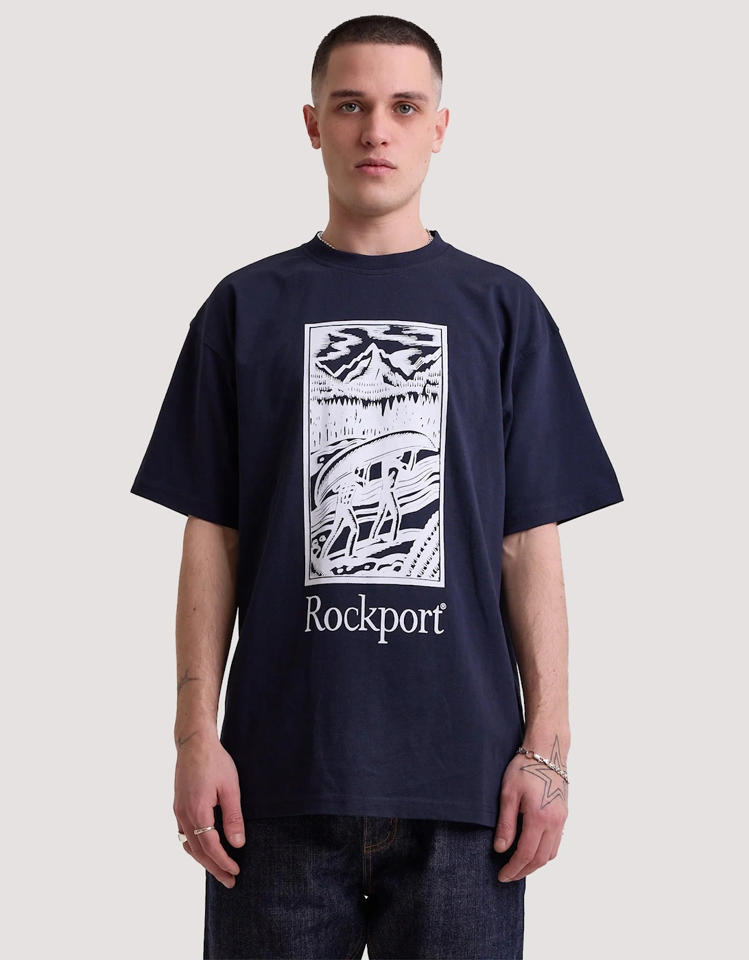 Relaxed Fit Hampshire Logo T-Shirt