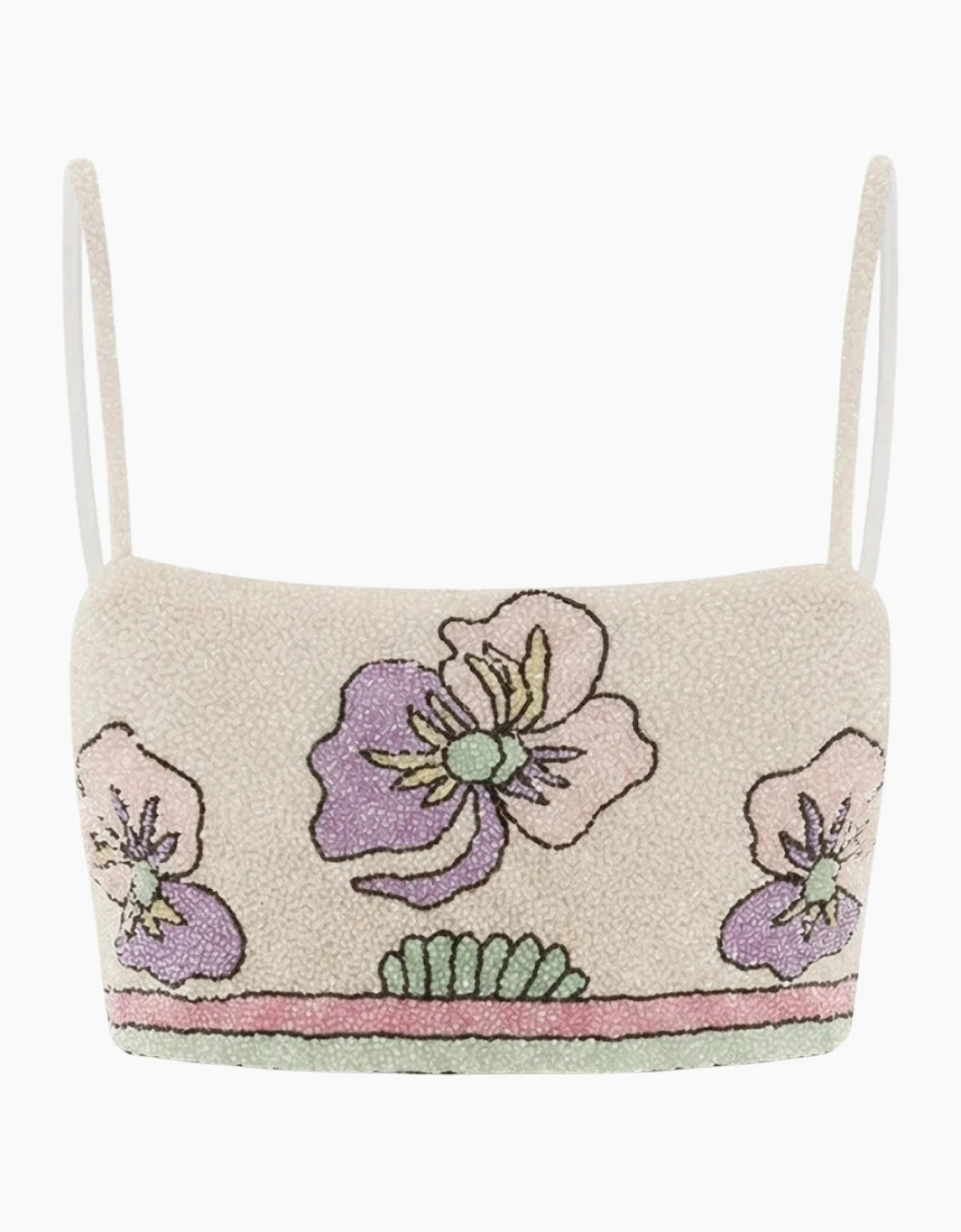 Tallulah Crystal Co-Ord Pull On Top Multi Colour