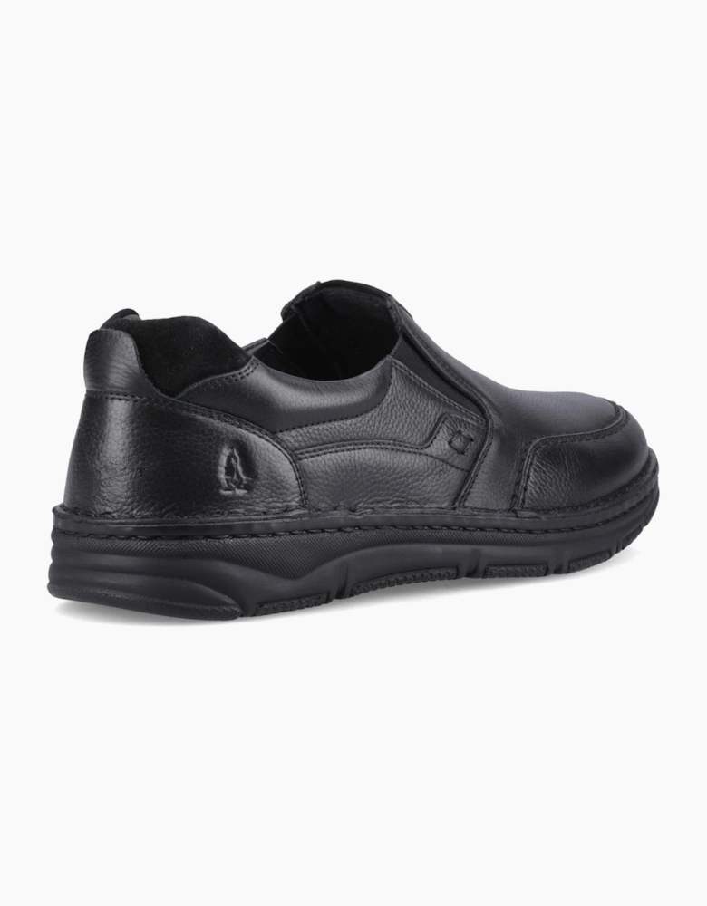 Hush Puppies FANCO SLIP ON Mens Casual Shoes Black