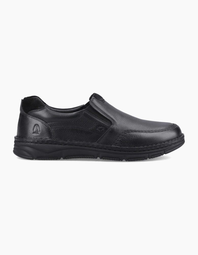 Hush Puppies FANCO SLIP ON Mens Casual Shoes Black