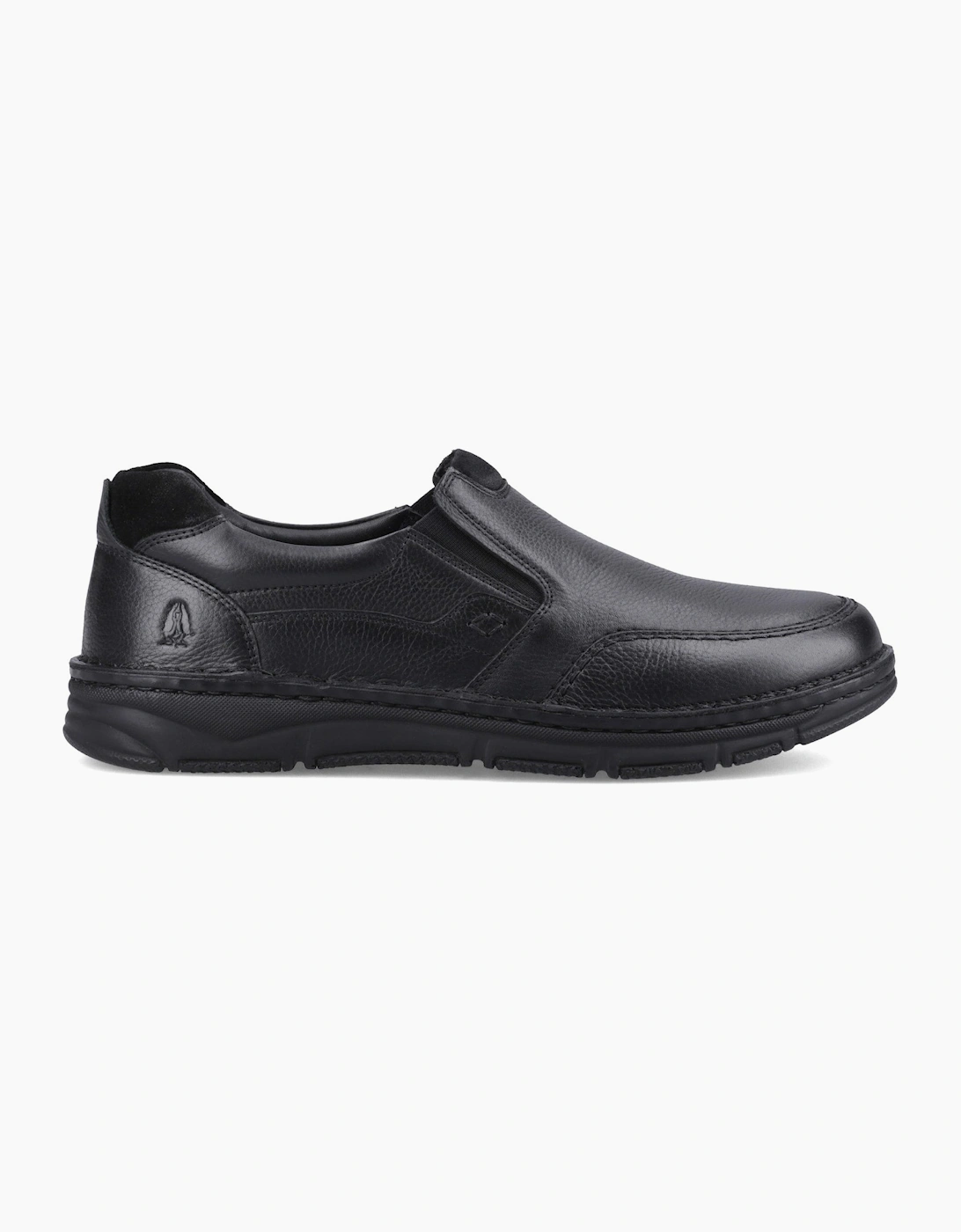Hush Puppies FANCO SLIP ON Mens Casual Shoes Black, 6 of 5