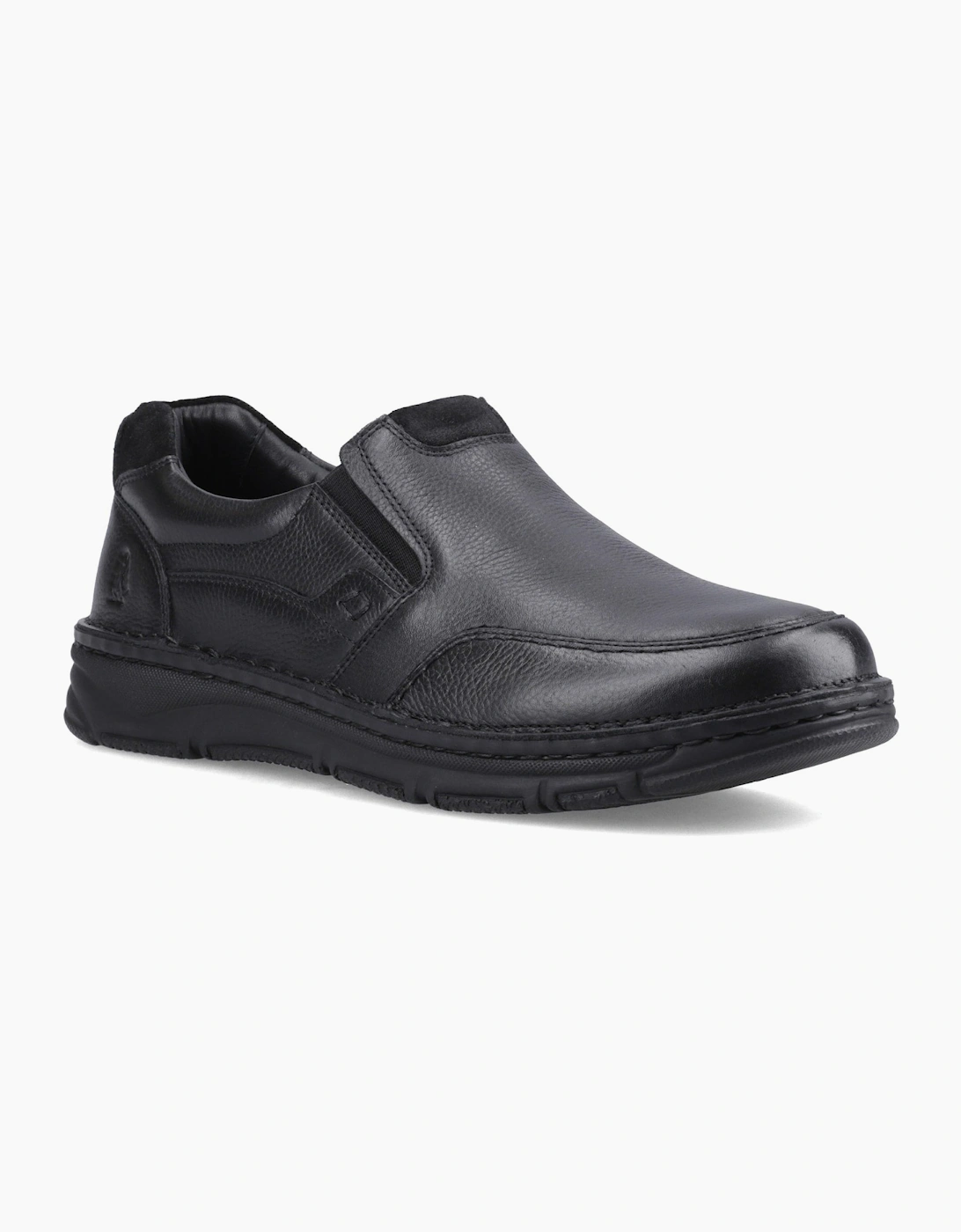 Hush Puppies FANCO SLIP ON Mens Casual Shoes Black