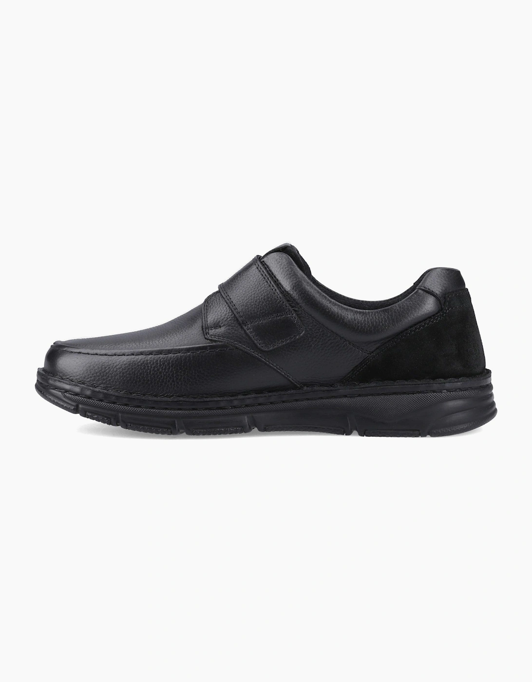 Hush Puppies FORDE TOUCH FASTENING Mens Casual Shoes Black