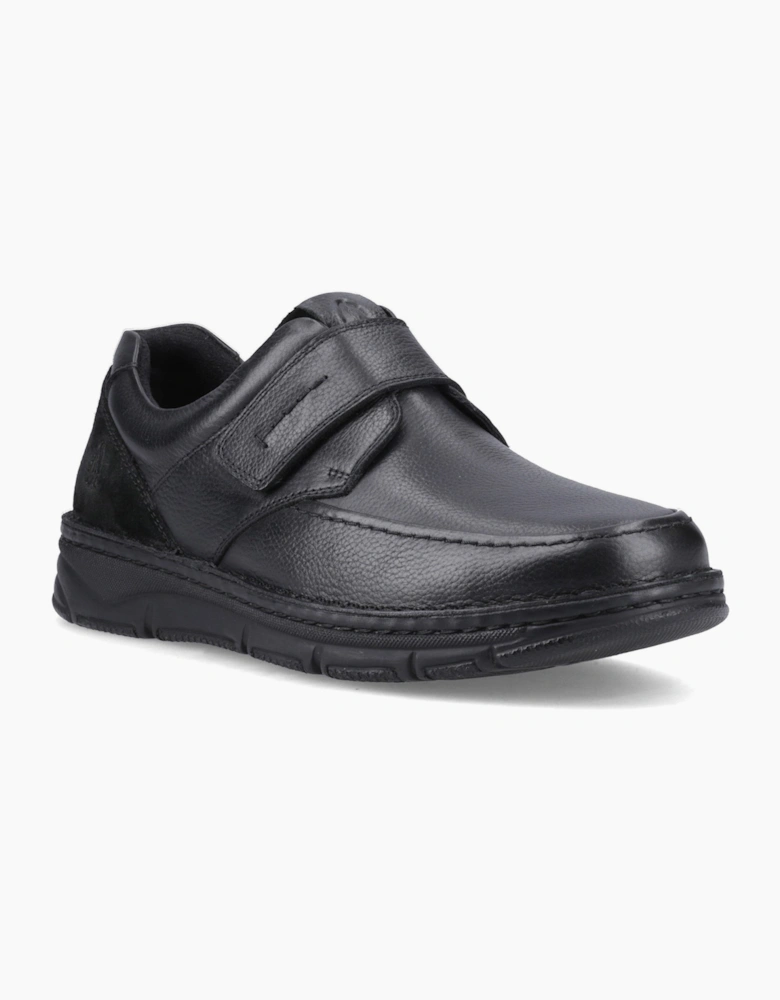 Hush Puppies FORDE TOUCH FASTENING Mens Casual Shoes Black