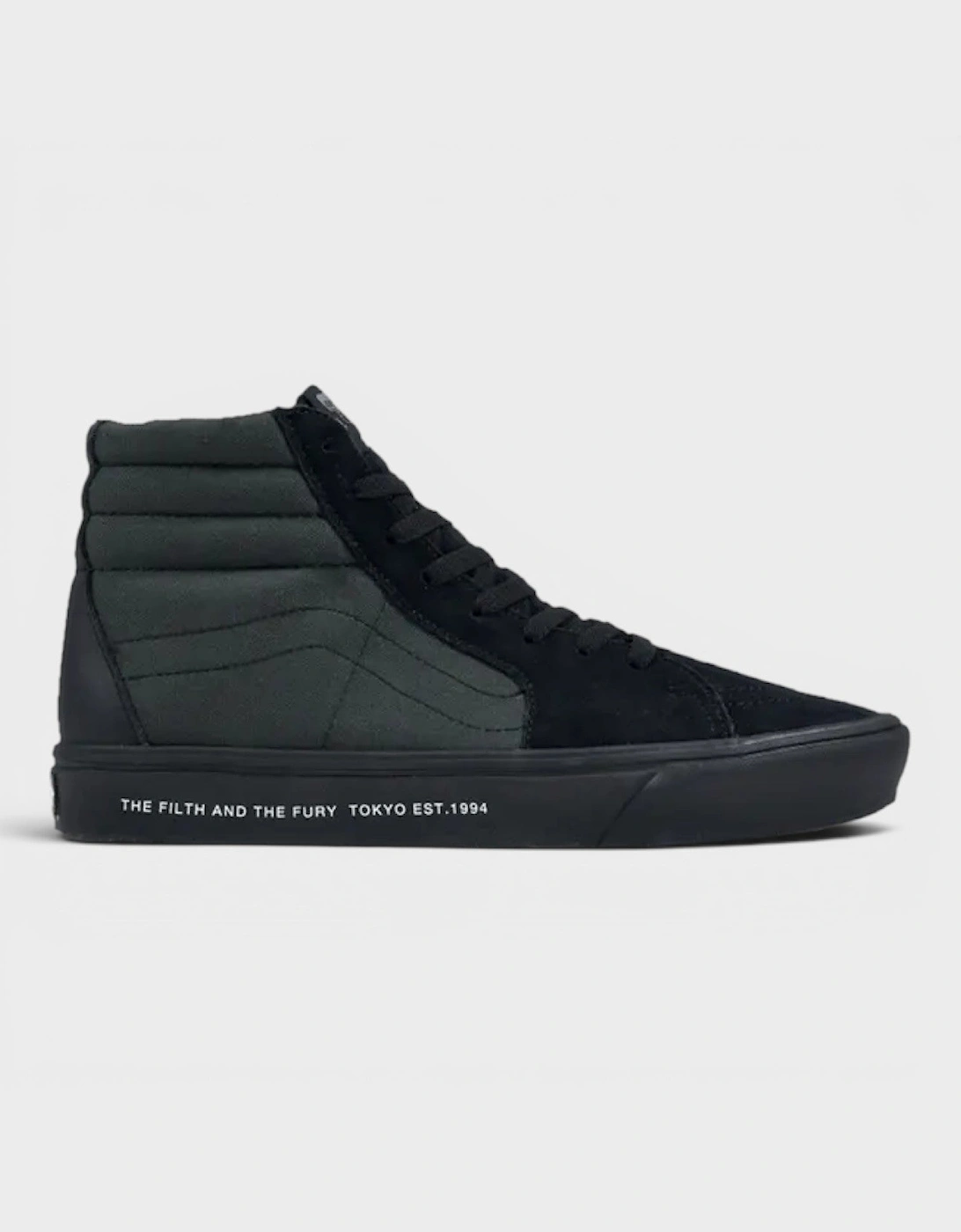 Neighborhood ComfyCush Sk8-Hi 'The Filth And The Fury' Black, 3 of 2