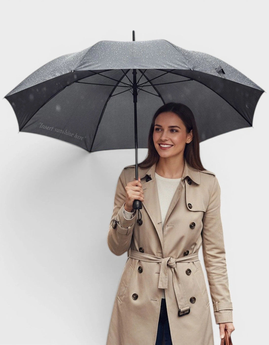 Long Umbrella Dark Grey