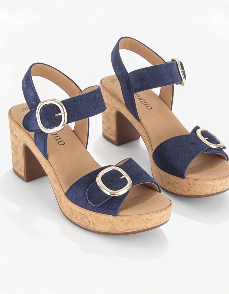 Gabor FANTASTICA Womens Ankle Strap Sandals Blue