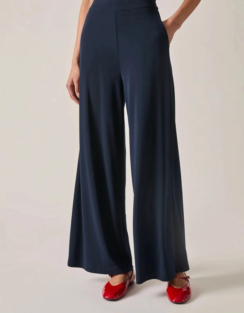 Navy Palazzo Pants