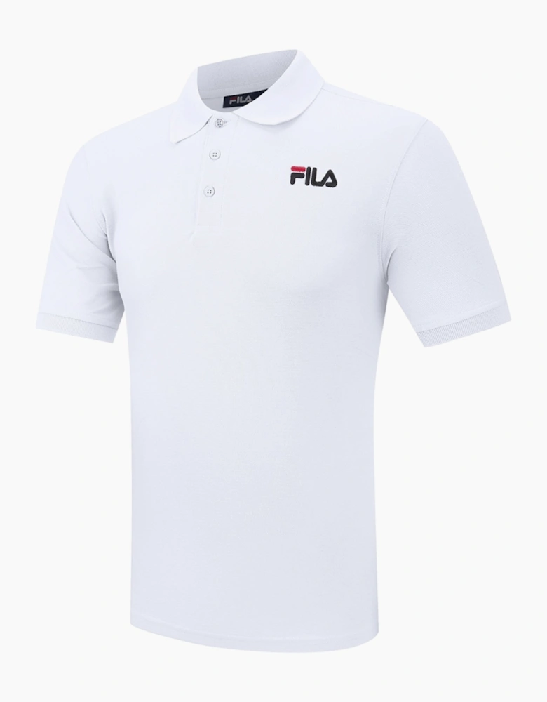 FILA Otis Graphic Polo Shirt White