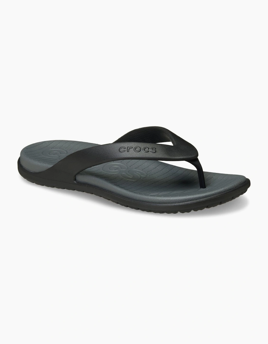 Crocs Men's Black Coast Flip Sandals - Size: 9
