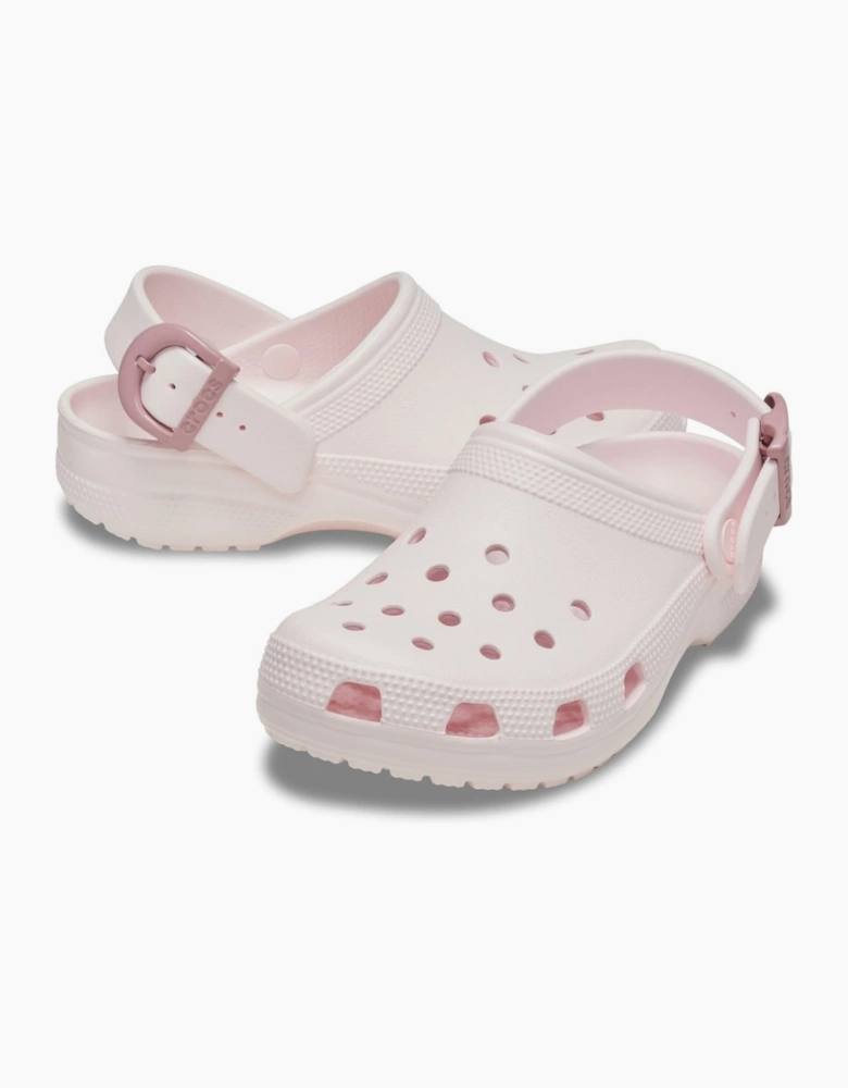 Classic Buckle Womens Clogs