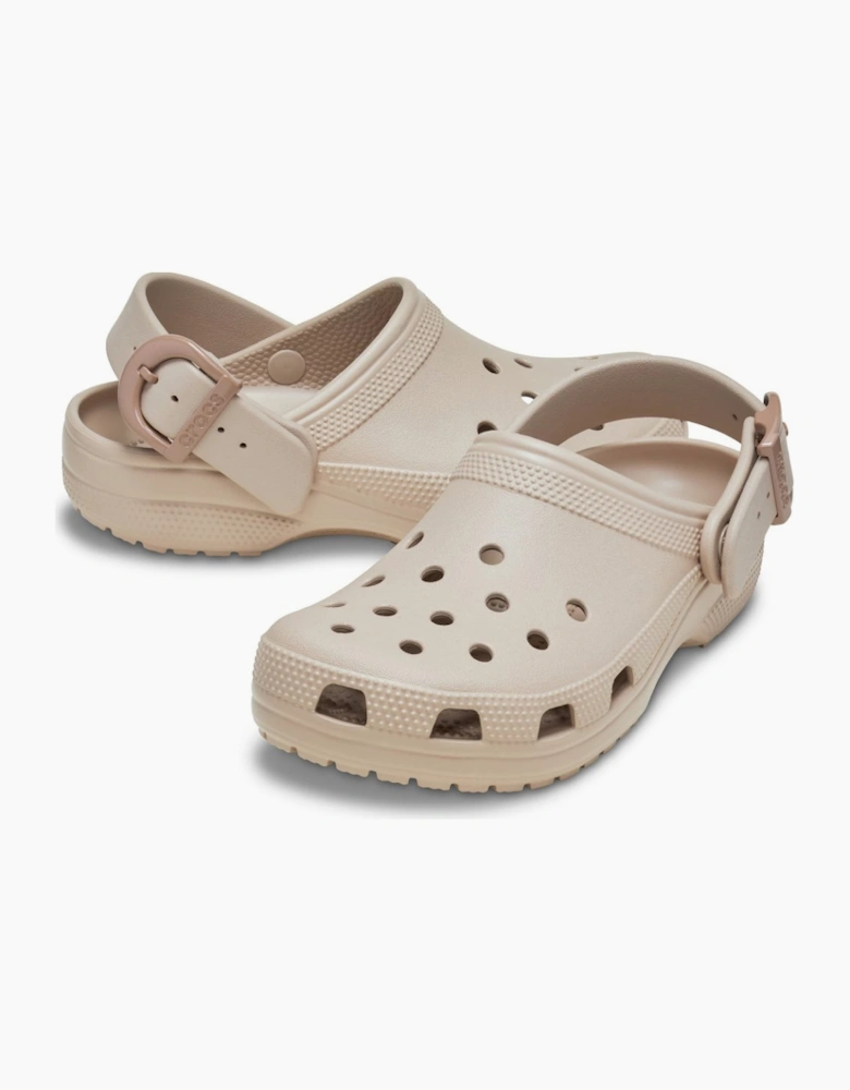 Classic Buckle Womens Clogs