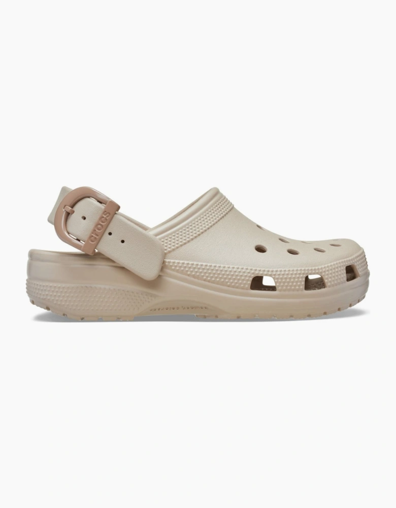 Classic Buckle Womens Clogs