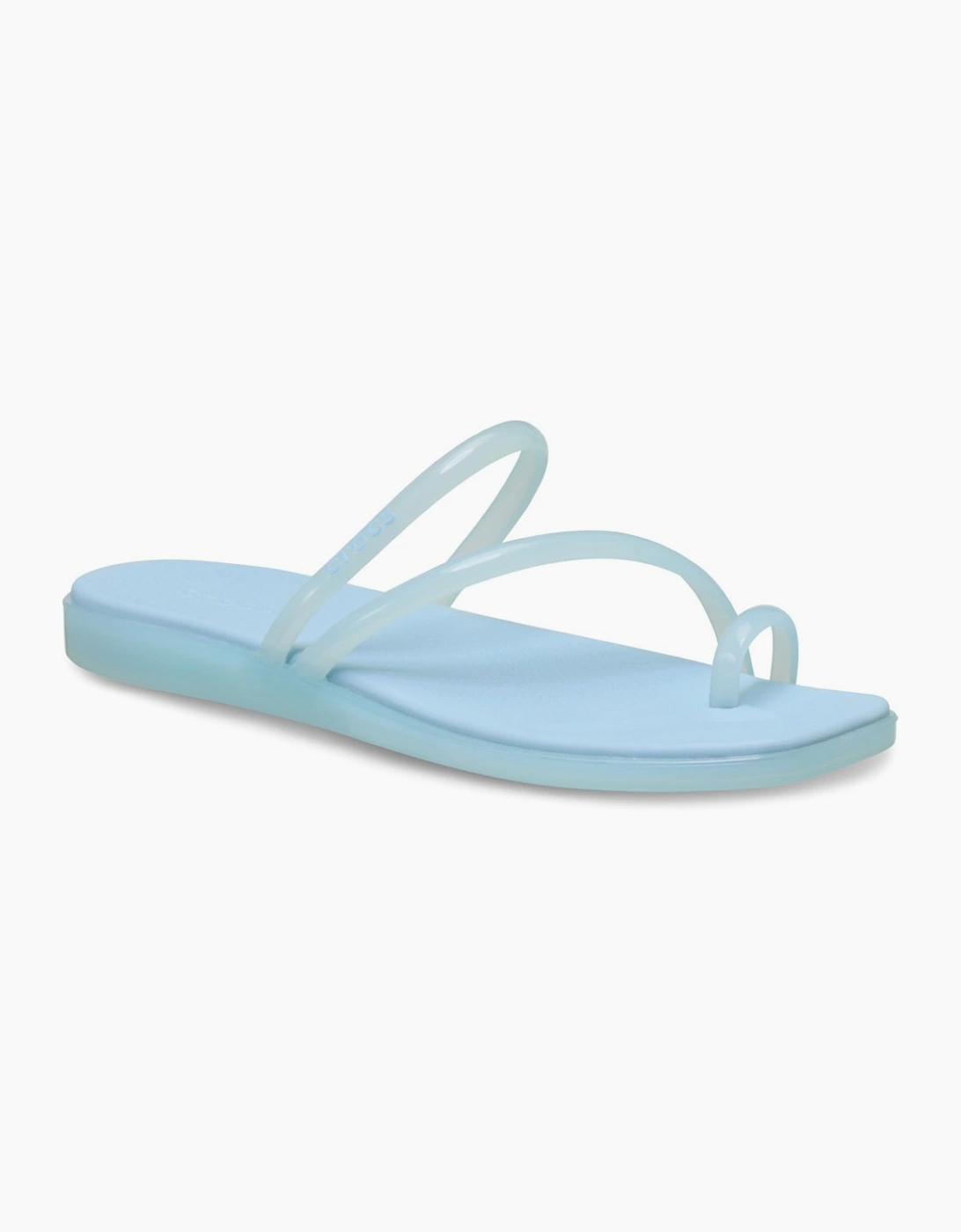 Crocs Women's Miami Jelly Toe Loop Womens Sandals - Blue - Size: 8