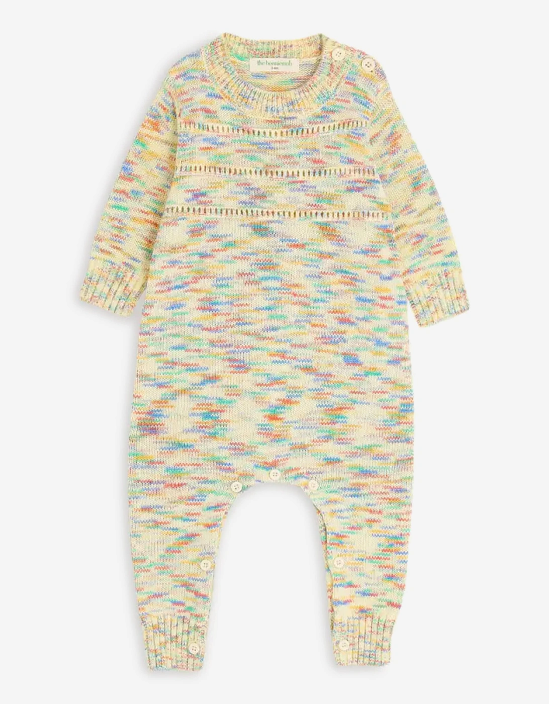 Mystic - Space Dye Knitted Baby Onesie, 7 of 6
