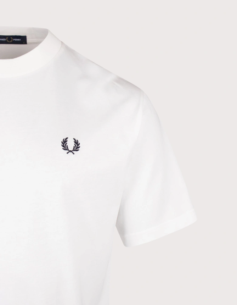 Relaxed Fit Back Print Fred Perry Text T-Shirt