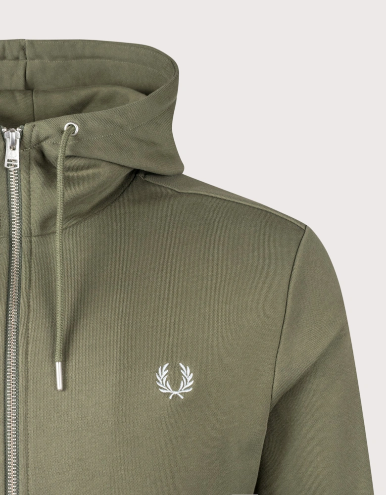 Regular Fit Zip Through Hoodie