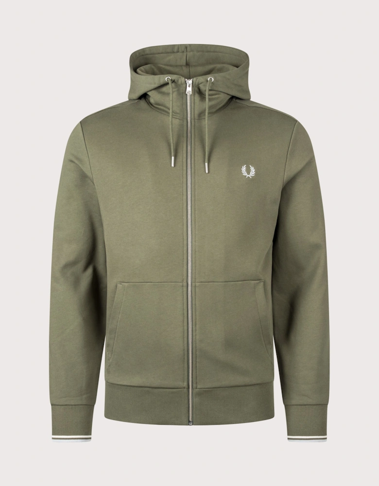 Regular Fit Zip Through Hoodie