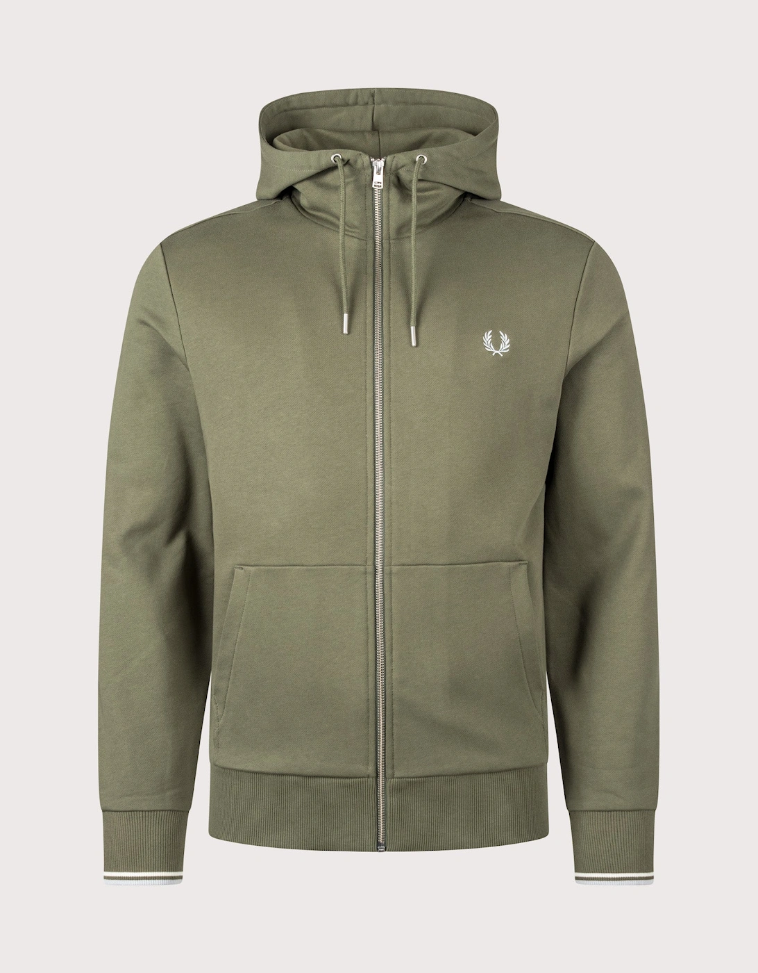 Regular Fit Zip Through Hoodie