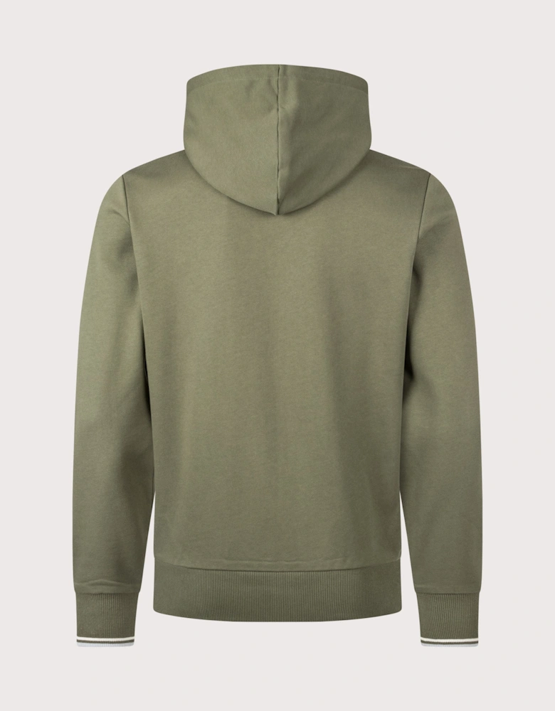 Regular Fit Zip Through Hoodie