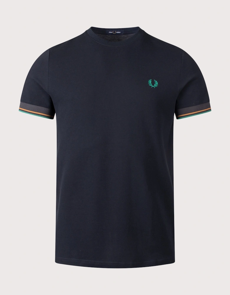 Regular Fit Twin Tipped Cuff T-Shirt
