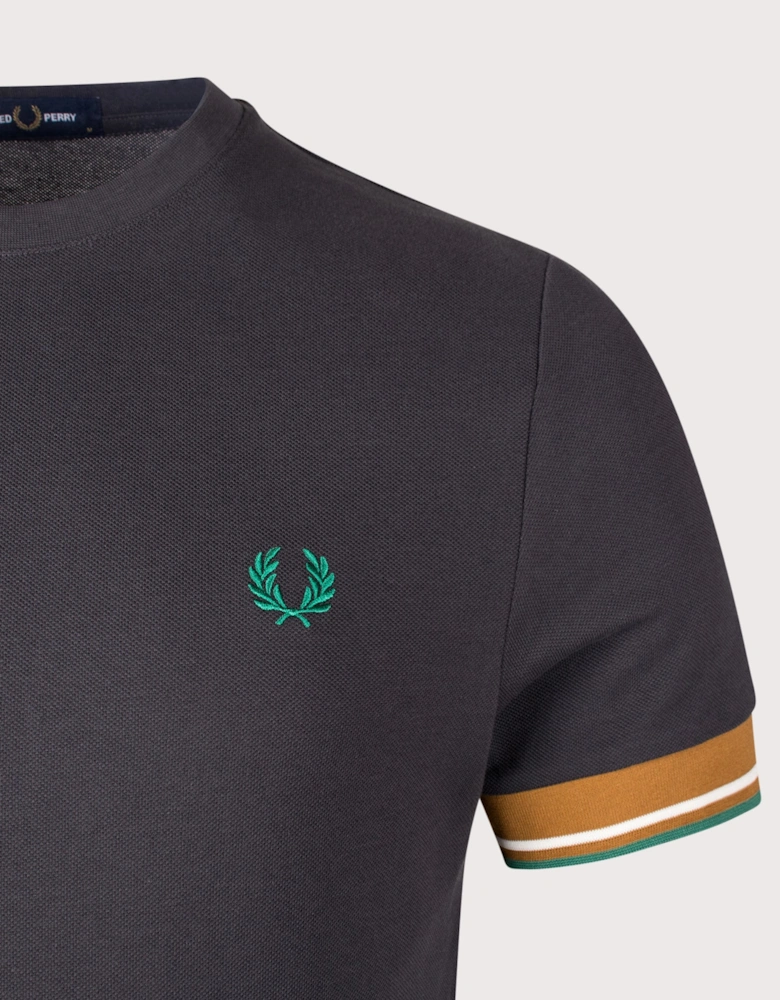 Regular Fit Twin Tipped Cuff T-Shirt
