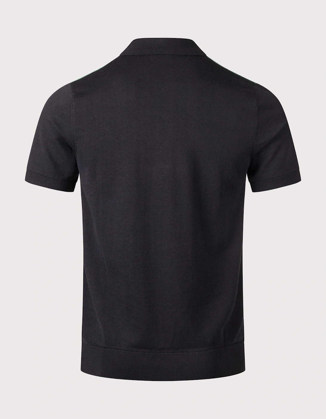 Regular Fit Argyle Knitted Polo Shirt