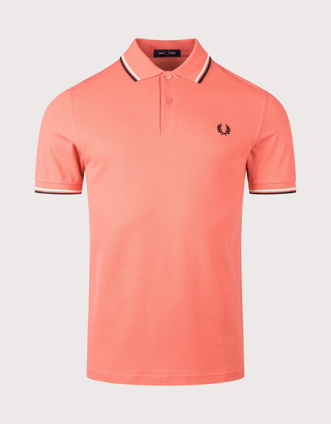 Regular Fit Twin Tipped Fred Perry Polo Shirt, 5 of 4