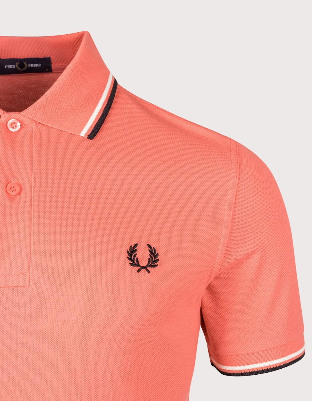 Regular Fit Twin Tipped Fred Perry Polo Shirt