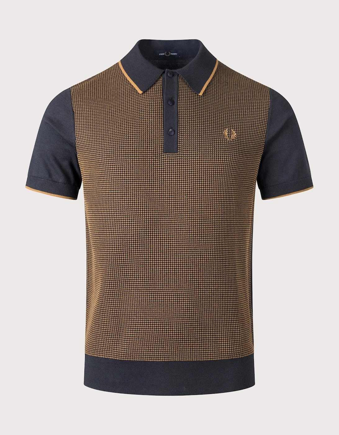 Regular Fit Tonic Waffle Knitted Polo Shirt, 5 of 4