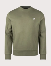 87B Laurel Wreath Green/Ecru/Dusky Blue