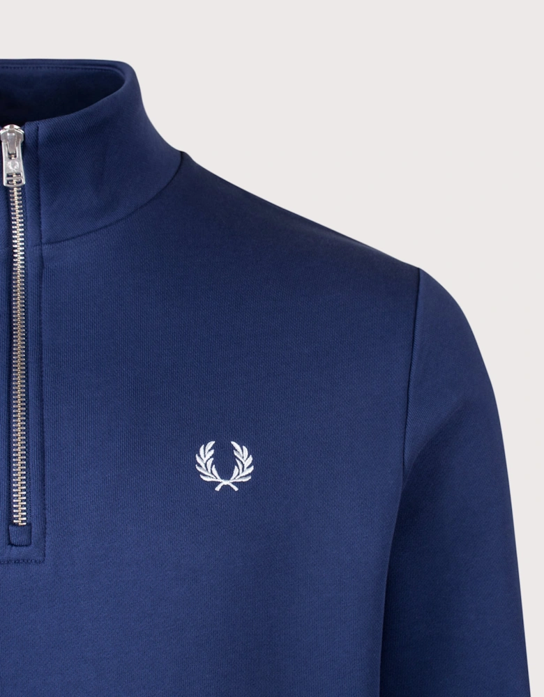 Regular Fit Quarter Zip Sweatshirt