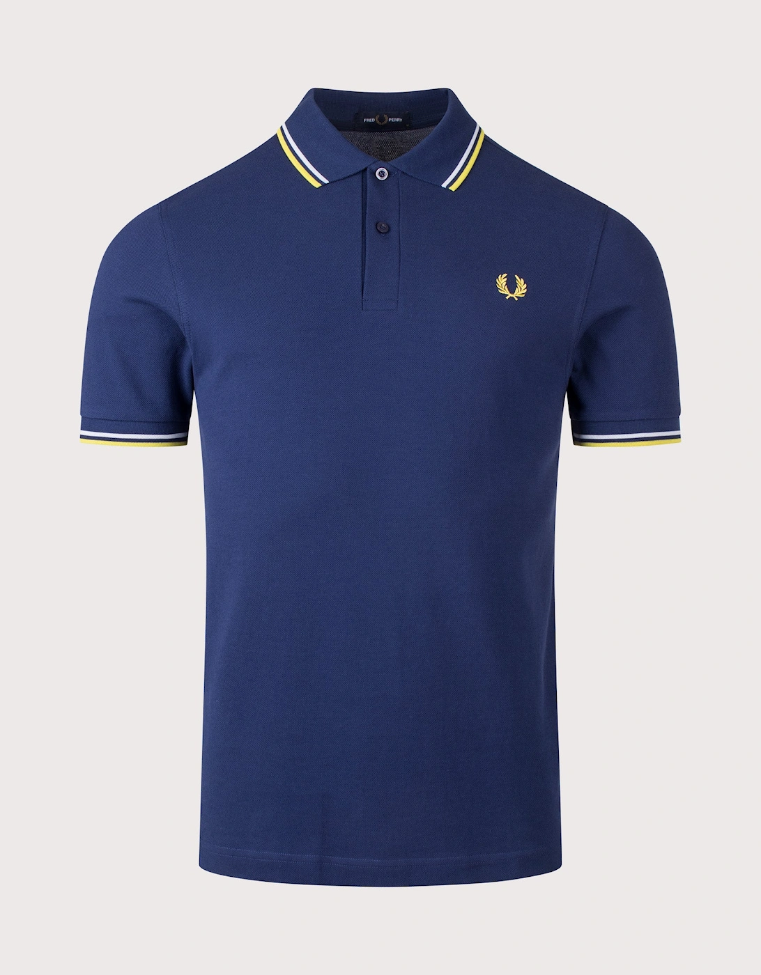 Regular Fit Twin Tipped Fred Perry Polo Shirt, 5 of 4