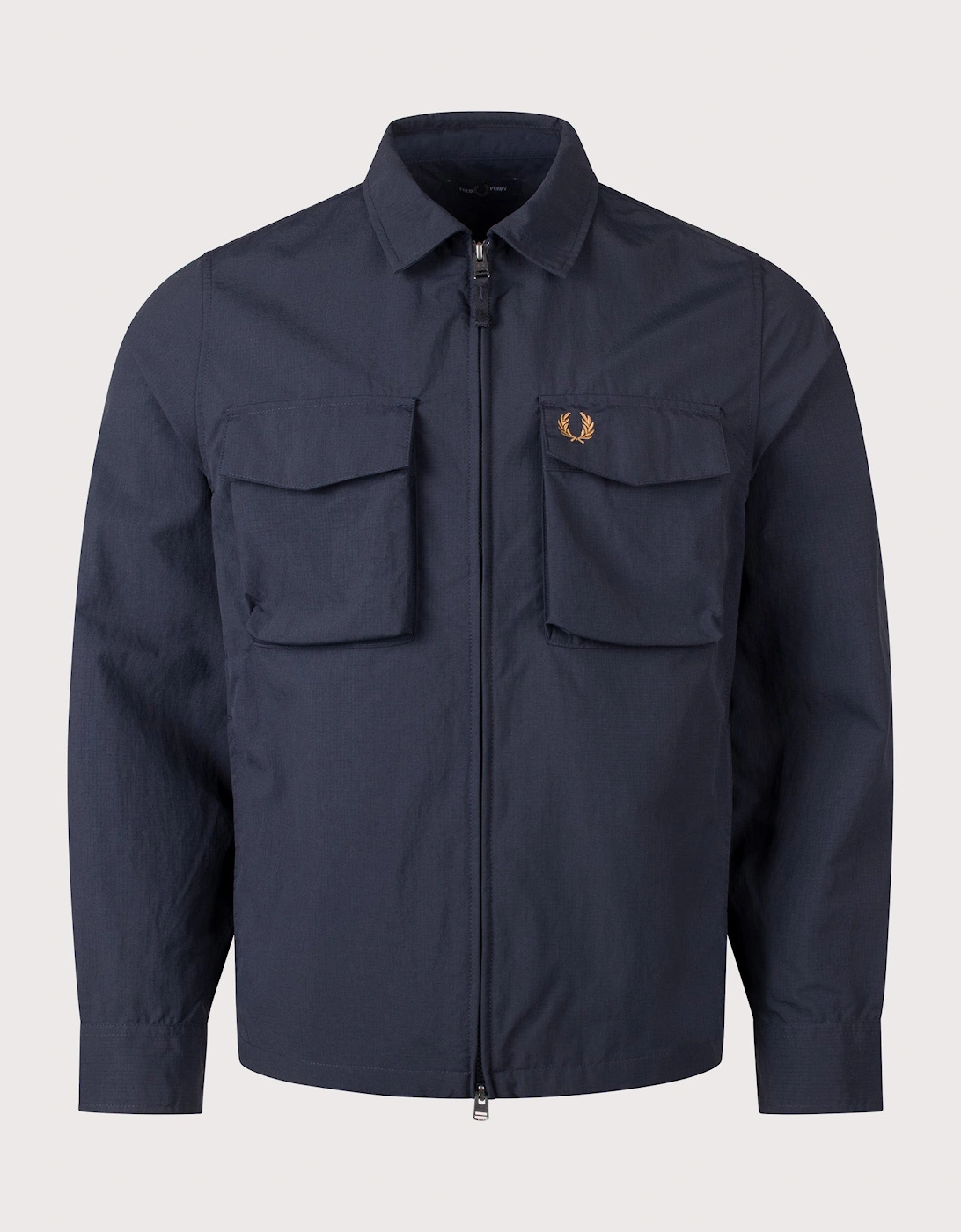 Regular Fit Ripstop Pocket Overshirt, 4 of 3