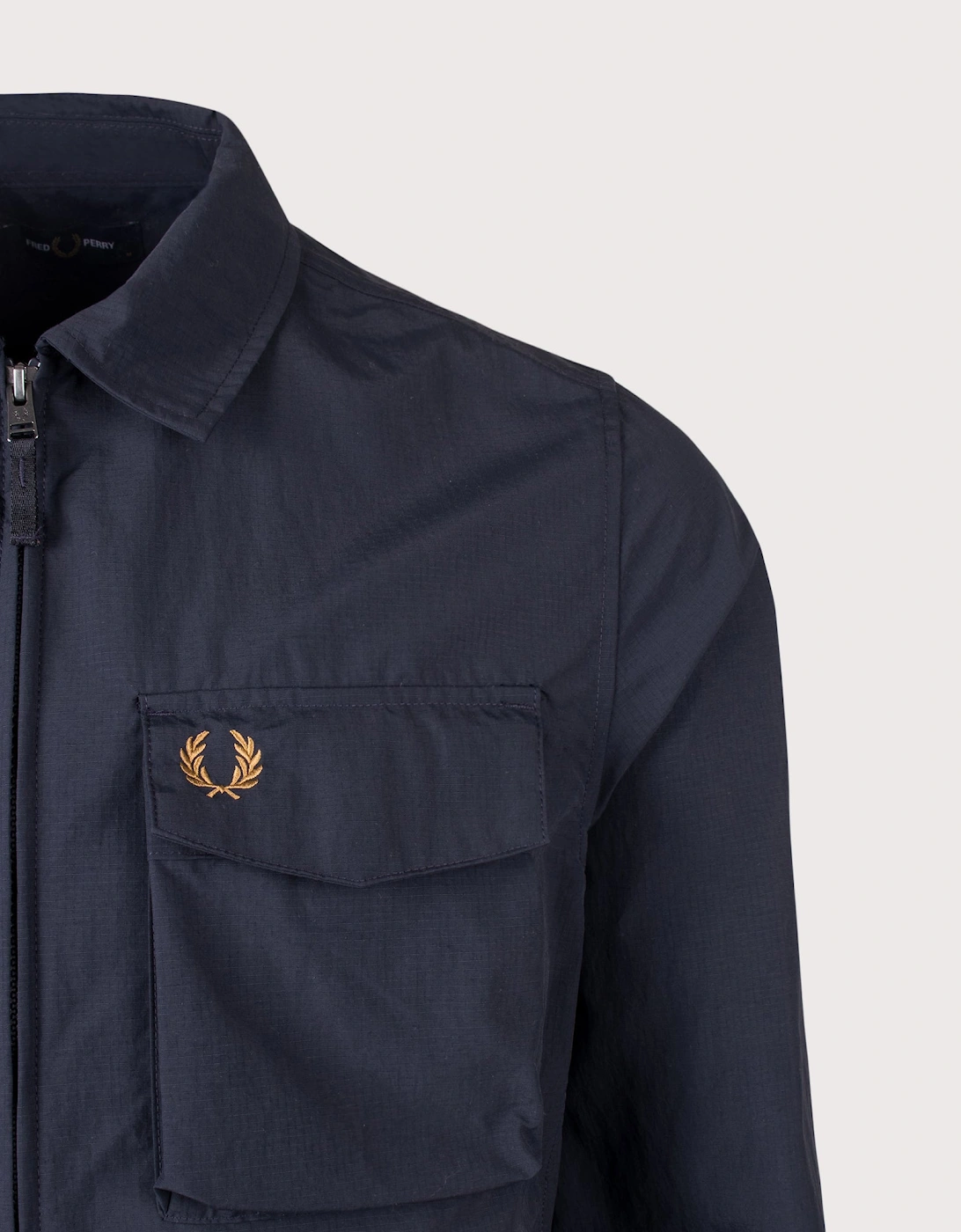 Regular Fit Ripstop Pocket Overshirt