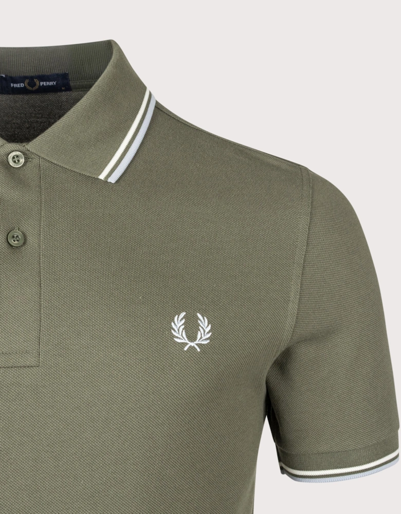 Regular Fit Twin Tipped Fred Perry Polo Shirt
