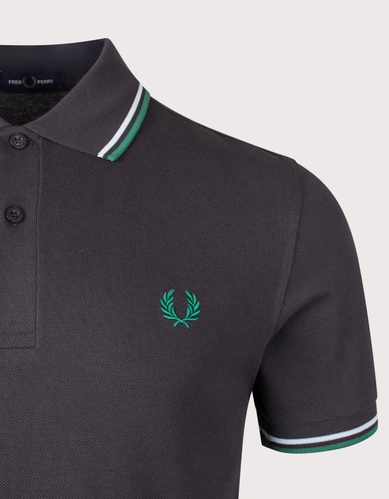 Regular Fit Twin Tipped Fred Perry Polo Shirt