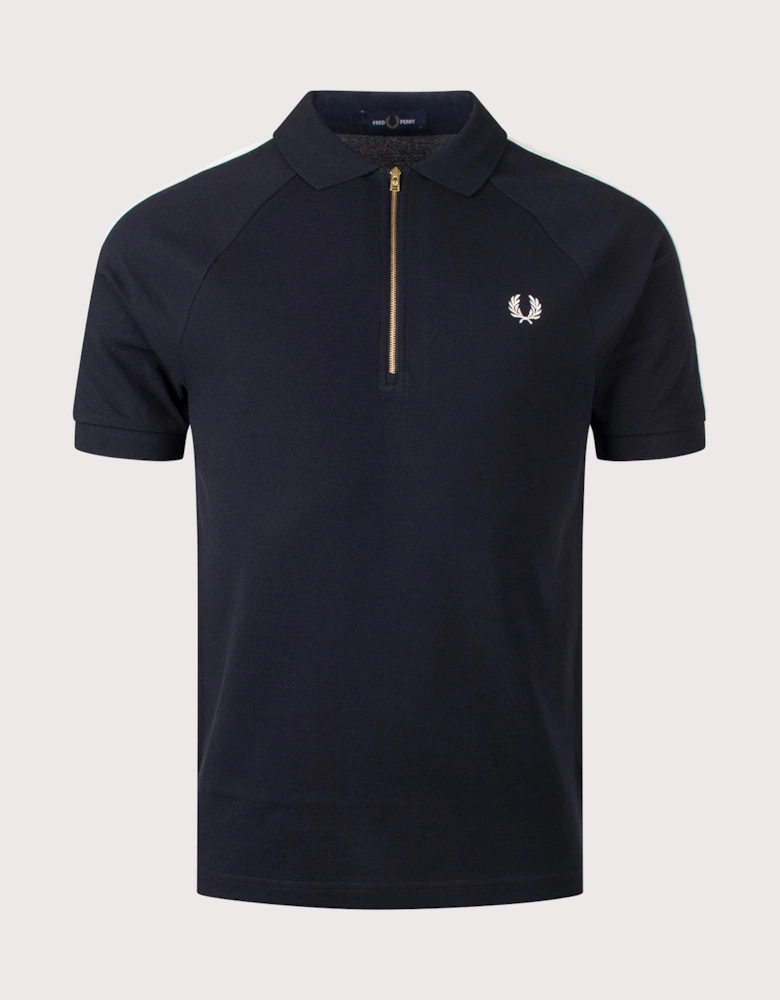 Regular Fit Cable Taped Polo Shirt