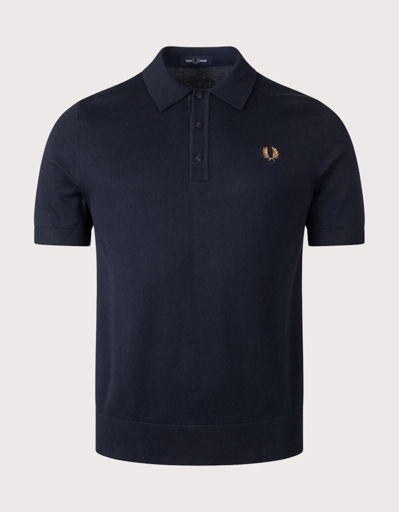Regular Fit Supima Cotton Knitted Polo Shirt