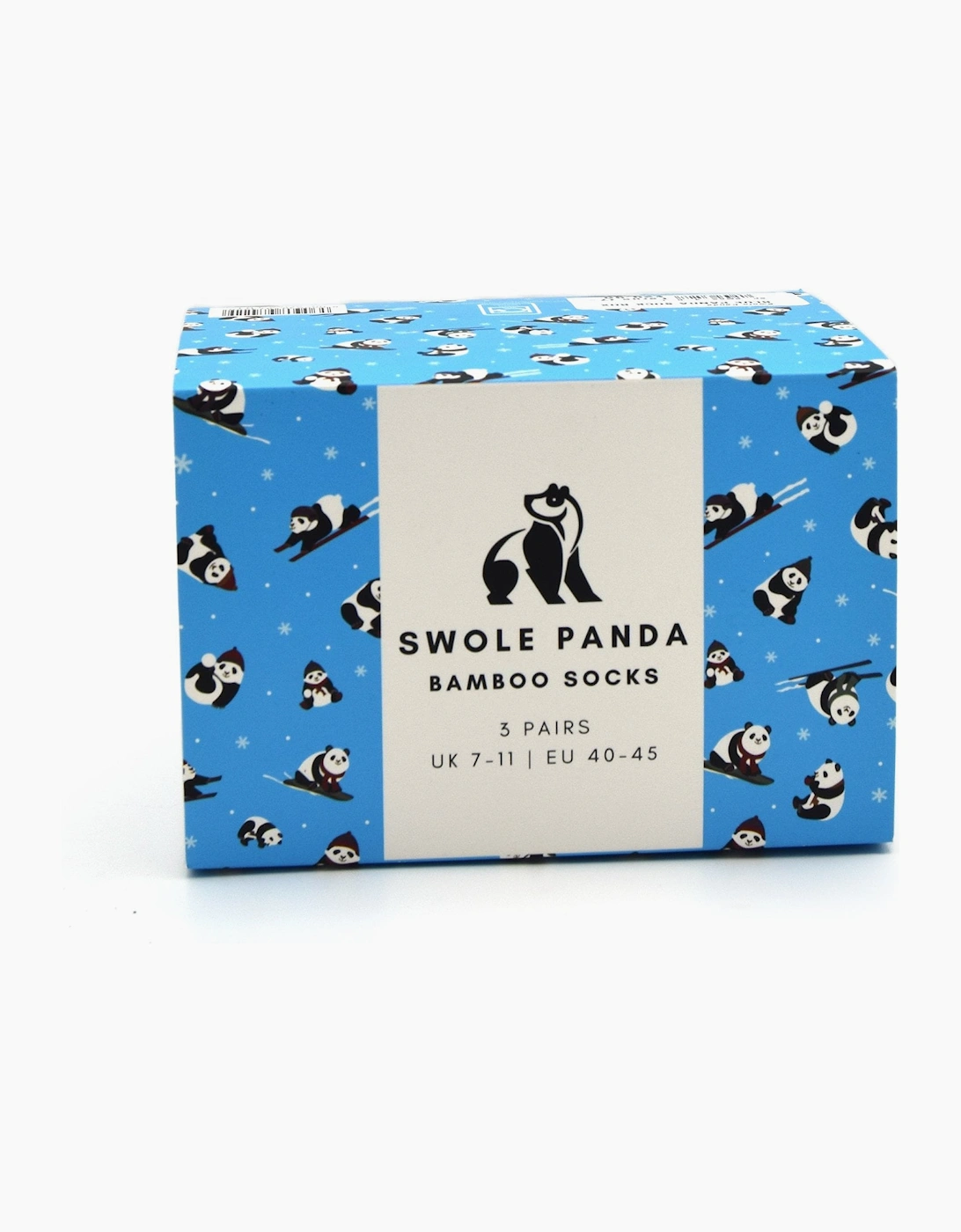 BLUE PANDA SOCK BOX