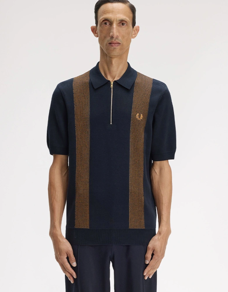 Fred Perry Panel Detail Knitted Shirt