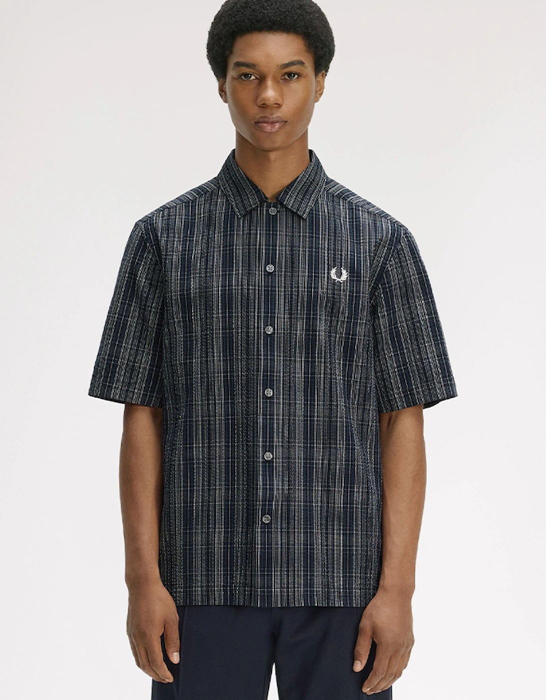 Fred Perry Seersucker Check Shirt, 2 of 1